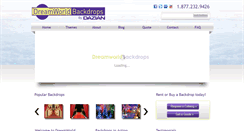 Desktop Screenshot of dreamworldbackdrops.com